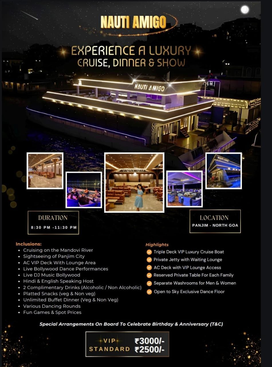 Luxury Cruise Party in Panjim